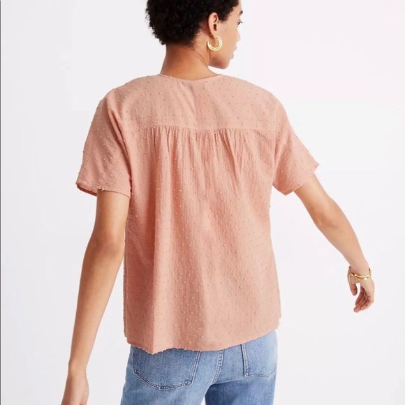 Madewell Rhyme Textured Button Down in Clipdot - Picture 4 of 12